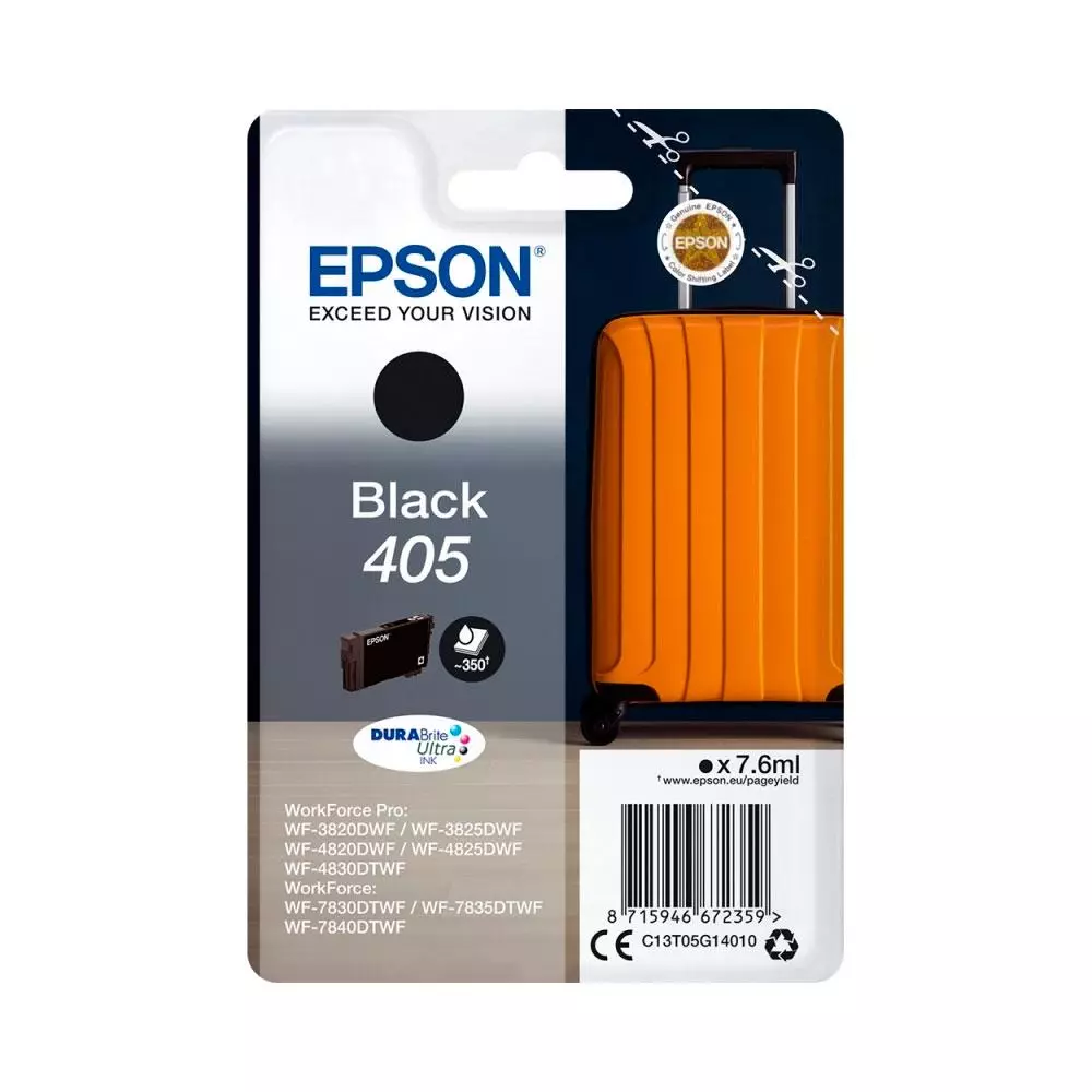 &divide; Singlepack black 405 durabrite ultra ink