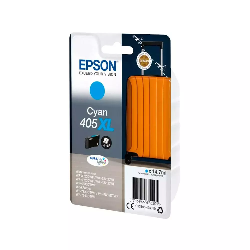 &divide; Singlepack cyan 405xl durabrite ultra ink