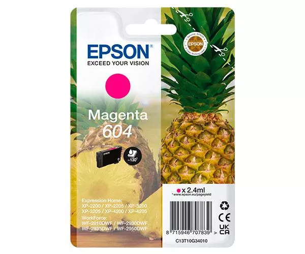 &divide; 604 cartucho de tinta 1 pieza(s) compatible rendimiento est&aacute;ndar magenta