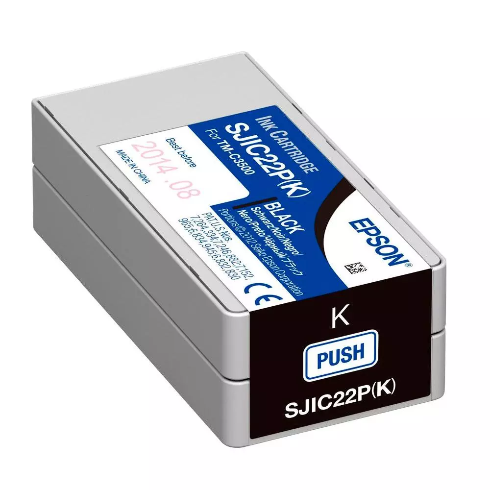 &divide; Sjic22p(k): ink cartridge for colorworks c3500 (black)
