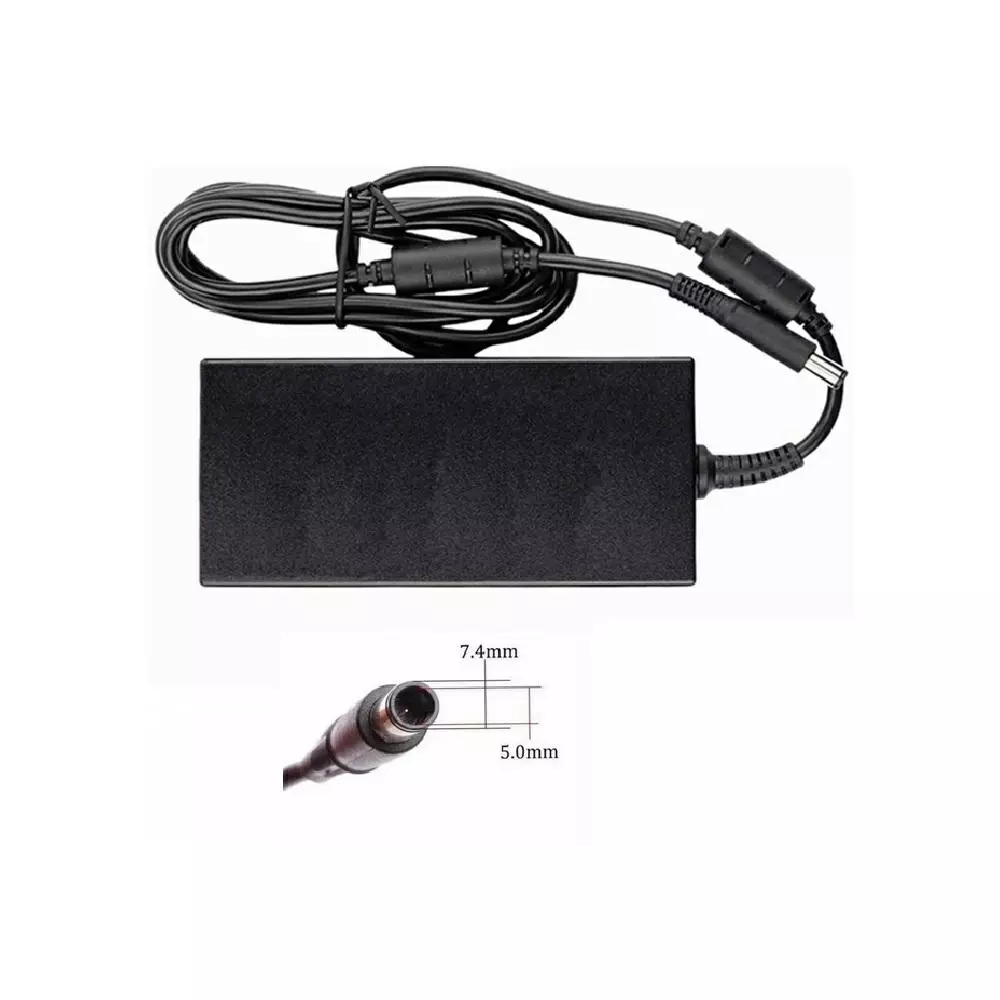 Cargador compatible para port&aacute;til HP / MSI 150W 19.5V 7.7A 7.4x5.0 mm Dayma