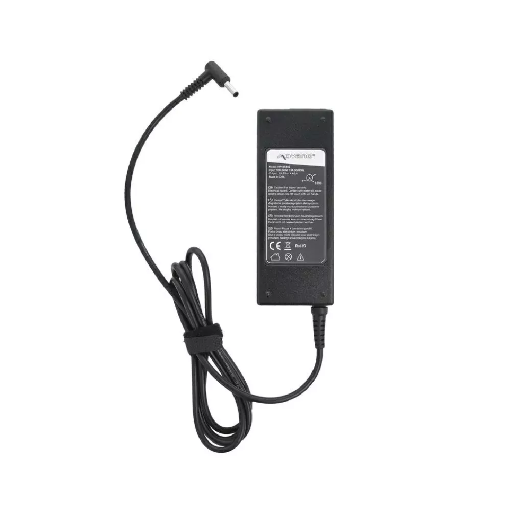 Cargador compatible para port&aacute;til HP 90W 19.5V 4.62A 4.5x3.0 mm Movano