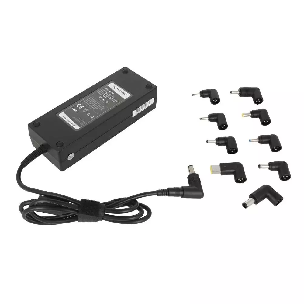 Cargador para port&aacute;til universal autom&aacute;tico 120W / 10 conectores / Movano