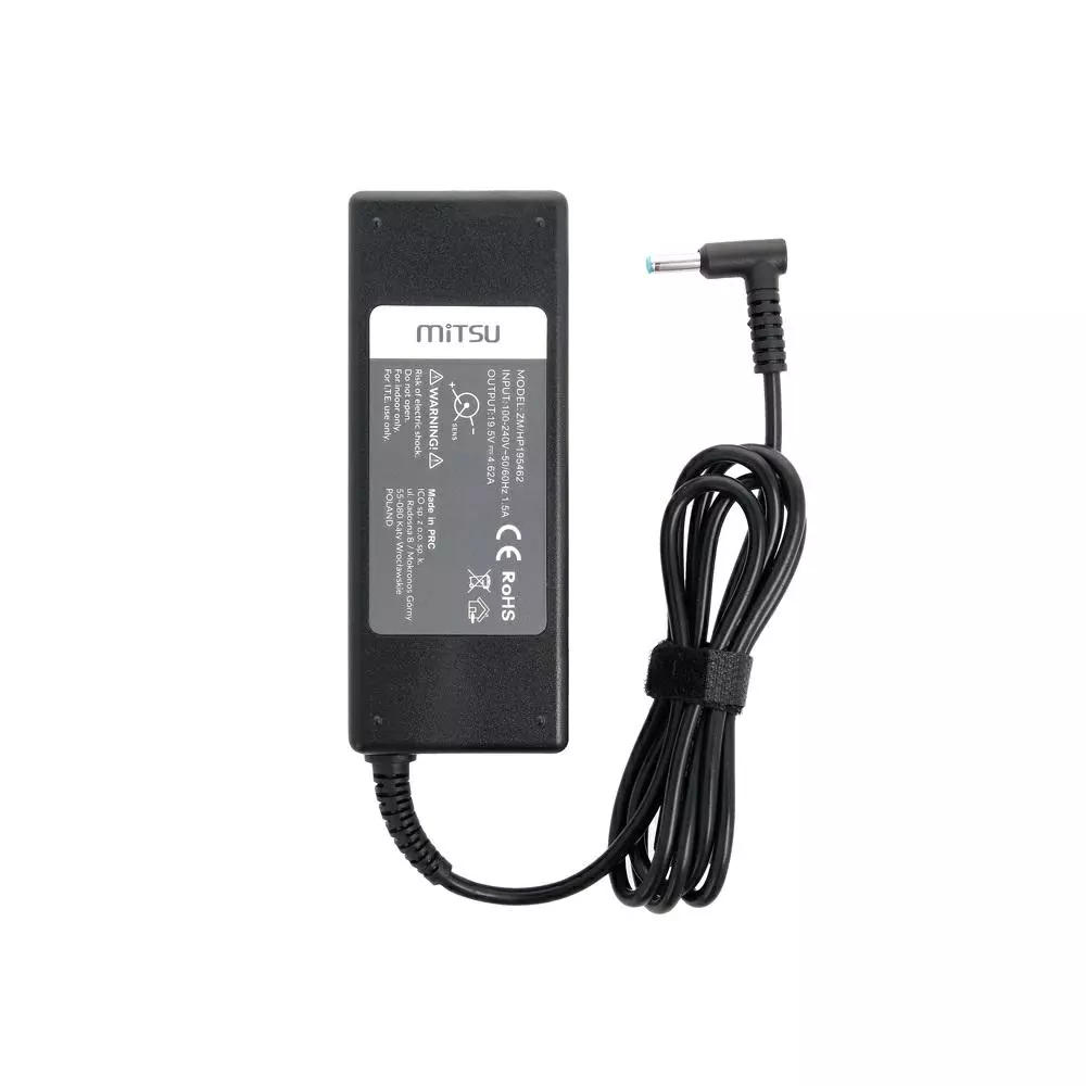 Cargador compatible para port&aacute;til HP 90W 19.5V 4.62A 4.5x3.0 mm Mitsu