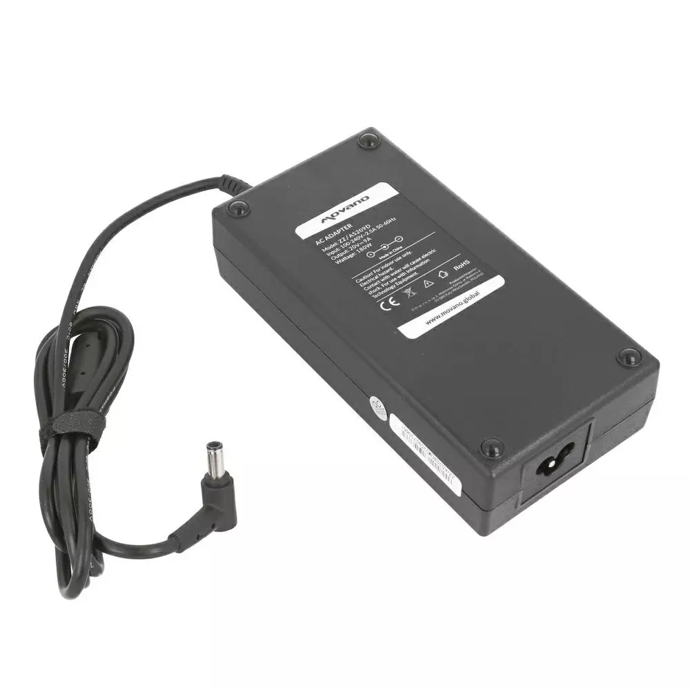 Cargador compatible para port&aacute;til ASUS 180W 20V 9A 6.0x3.7 mm Movano