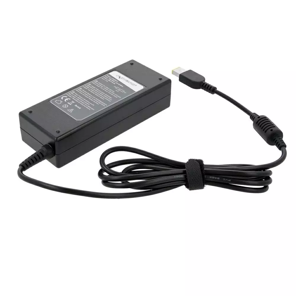 Cargador compatible para port&aacute;til LENOVO 90W 20V 4.5A 11.0x4.5 mm (rectangular) Movano