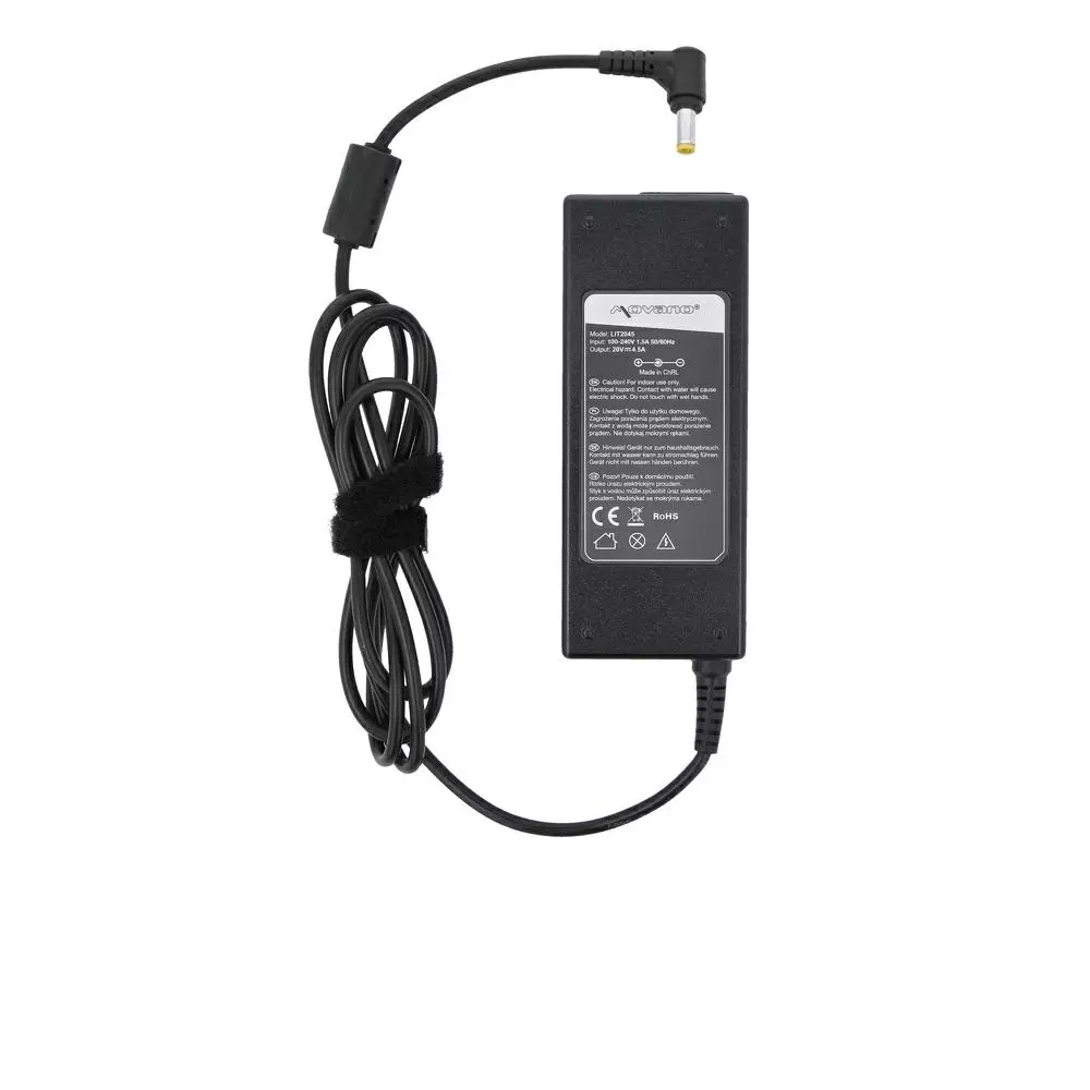 Cargador compatible para port&aacute;til FUJITSU / LENOVO 90W 20V 4.5A 5.5x2.5 mm Movano