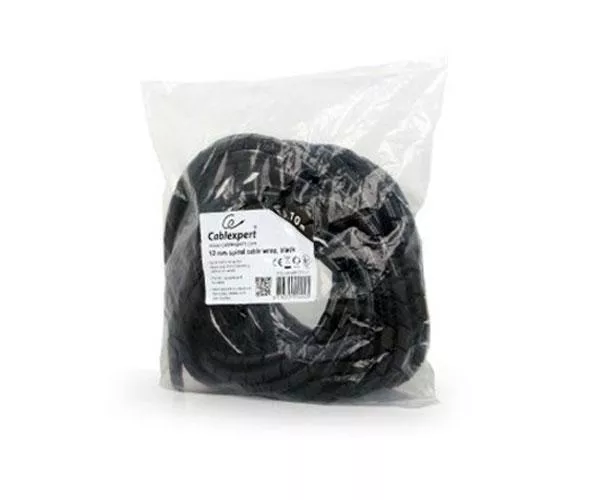Organizador de cables en espiral 12mm / 10m / Negro / Cm-wr1210-01
