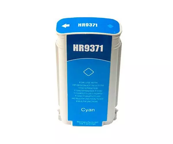 Tinta gen&eacute;rica para HP n72 Cian  c9371a