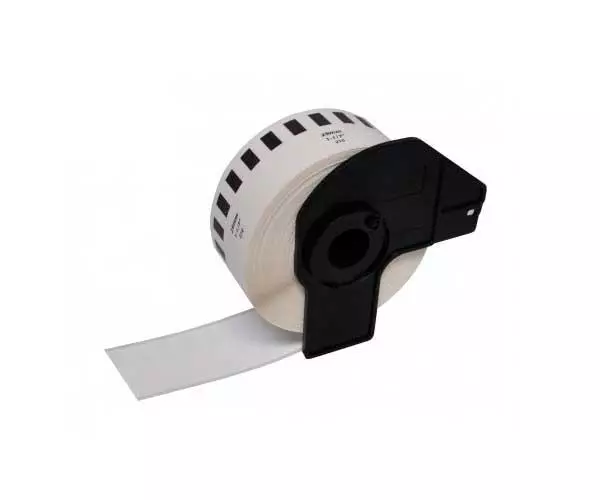 Etiquetas gen&eacute;ricas para BROTHER DK22211 Negro / Blanco