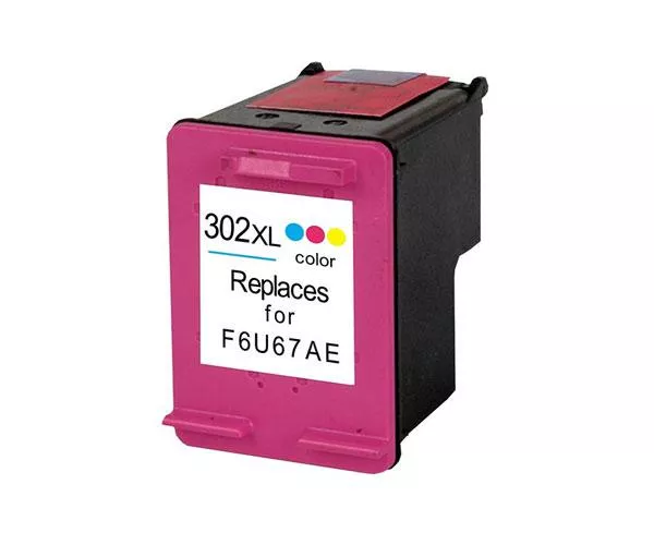 Tinta reciclada gen&eacute;rica para HP N302 XL Color f6u67ae