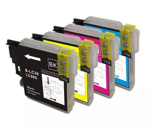 Tinta gen&eacute;rica para BROTHER LC980 / LC985 / LC1100 XL Negro