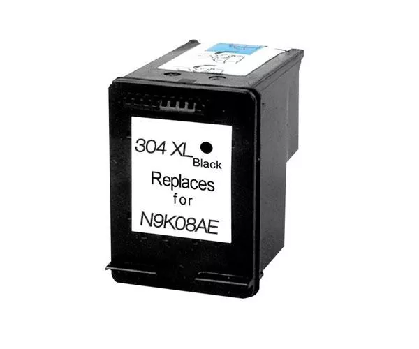 Tinta reciclada gen&eacute;rica para HP n304 XL Negro (Muestra nivel de tinta)
