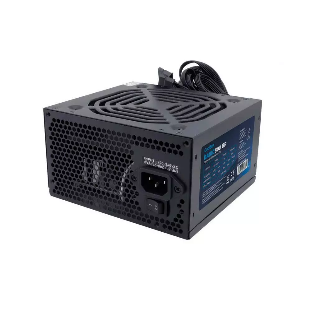&divide; Fuente alimentacion coolbox basic 500gr coo-fa500b-bkb 500w destinada para reparaciones