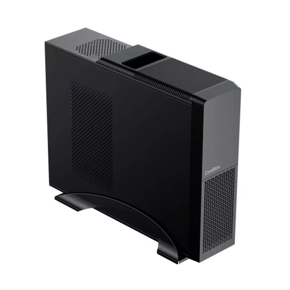 Caja Micro-ATX Gaming Slim Coolbox T313 / Fuente 500W Incluida / Negro / COO-PCT313-1