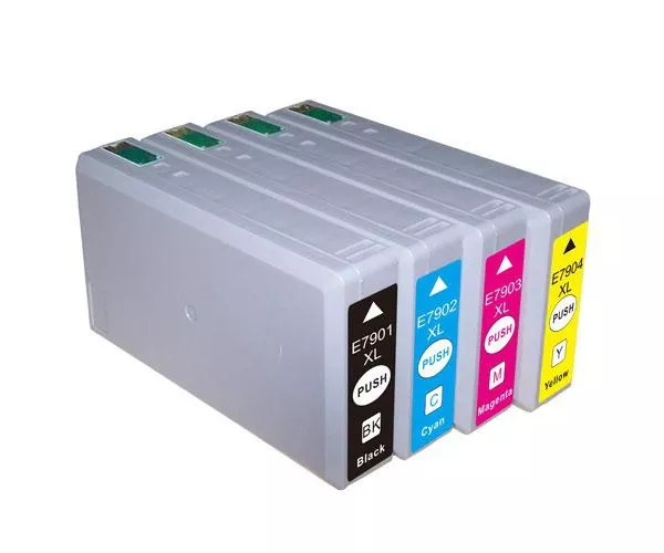 Tinta gen&eacute;rica para EPSON T7912 / T7902 / T7892 Cian