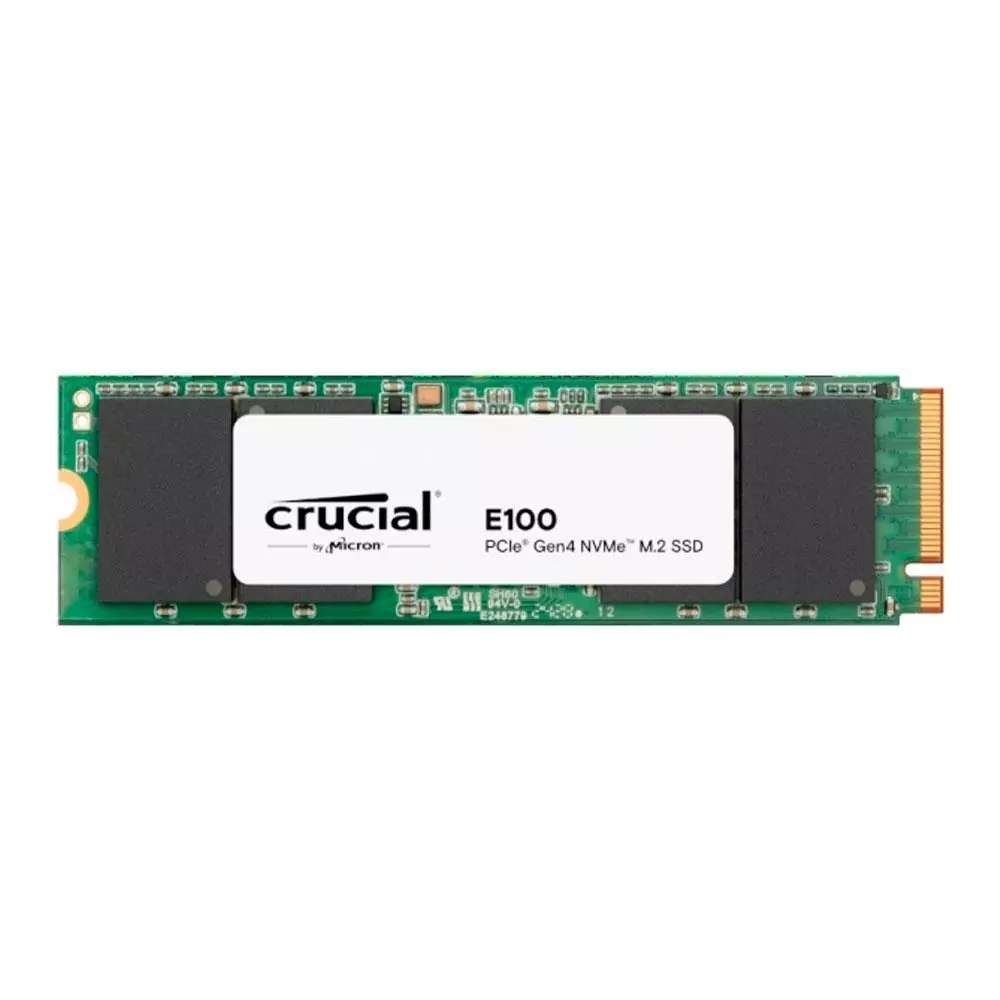 Disco duro SSD M.2 Nvme Pcie 4.0 Crucial E100 / 1TB / M.2 2280 / 5.000 MB/s / CT1000E100SSD8