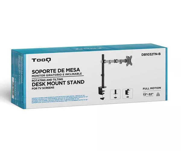 Soporte de mesa Monitor - Tv / 13-32 Pulgadas / Giratorio e inclinable / 1 Brazo / Db1032tn-b