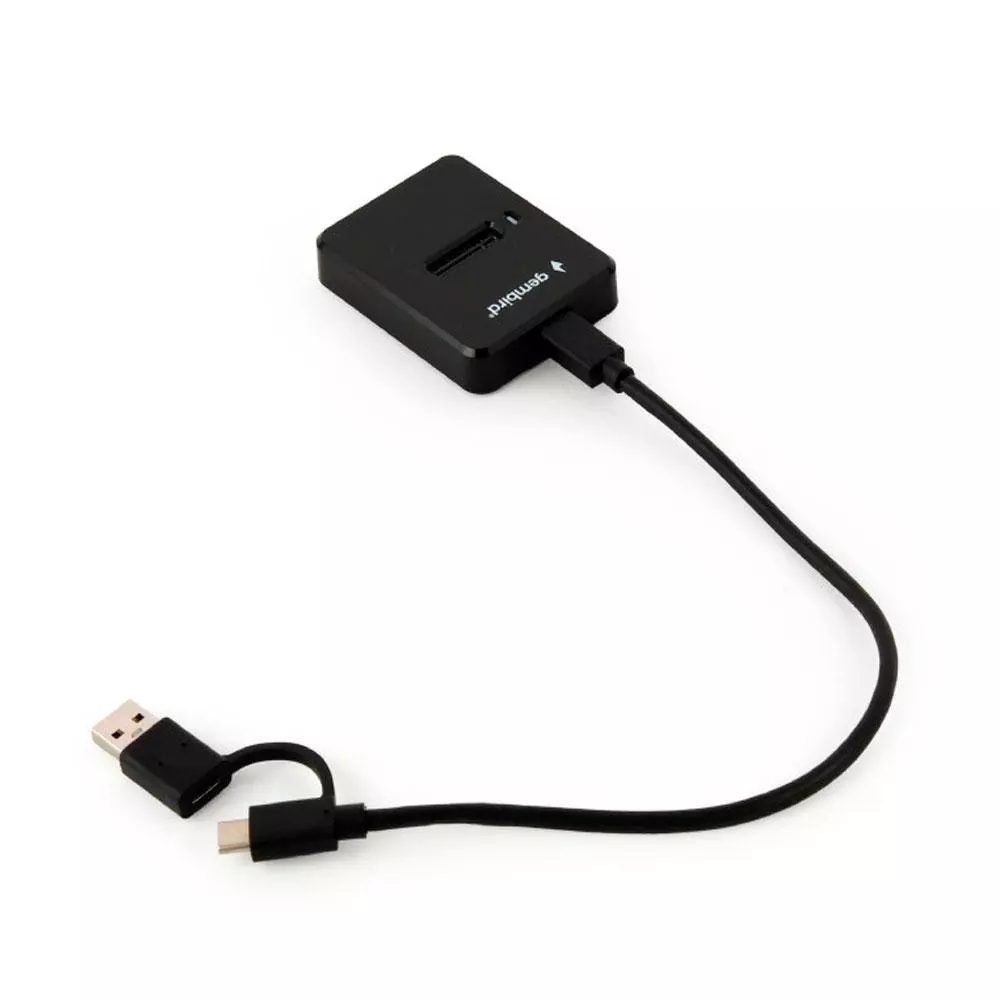 Docking Station USB Type-C / M.2 Sata NVME SSD / Negro / Gembird / DD-U3M2
