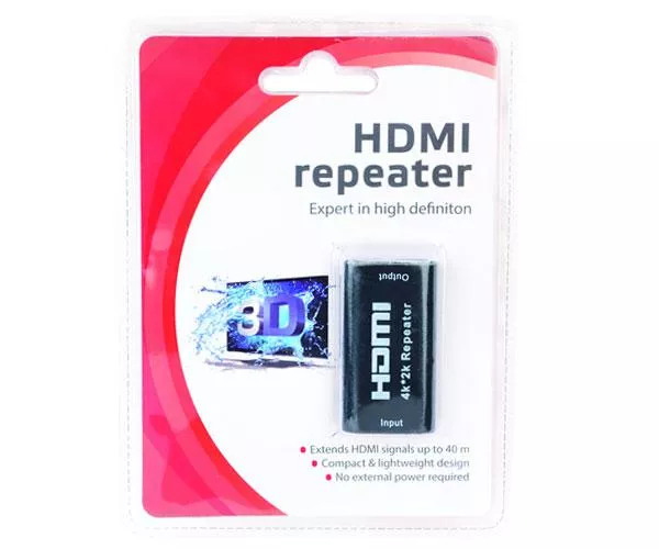 Repetidor Hdmi Hd H/H / Hasta 40 Metros / FHD 1080p / 4K 2160p / Cablexpert Drp-hdmi-02