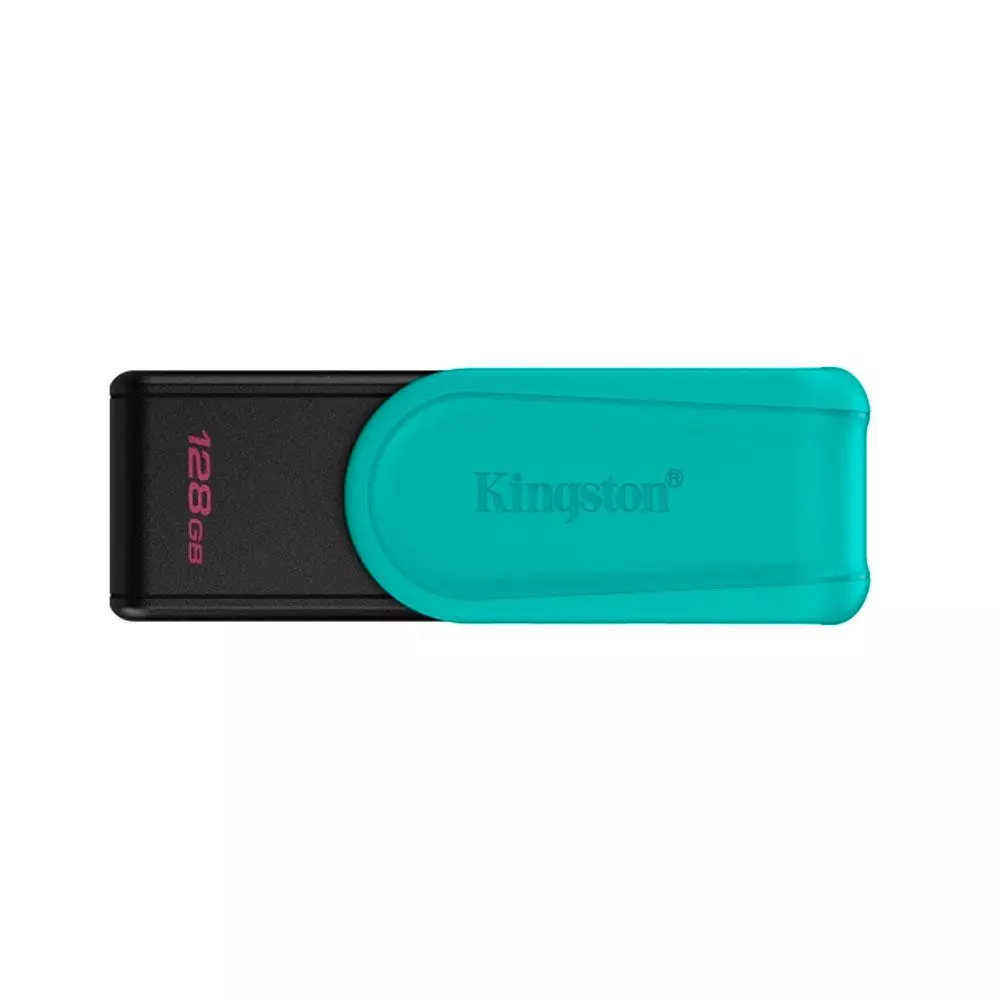Pendrive Kingston Exodia S 128Gb USB 3.2 Gen.1 / Tapa Giratoria / Negro-Turquesa / DTXS/128GB