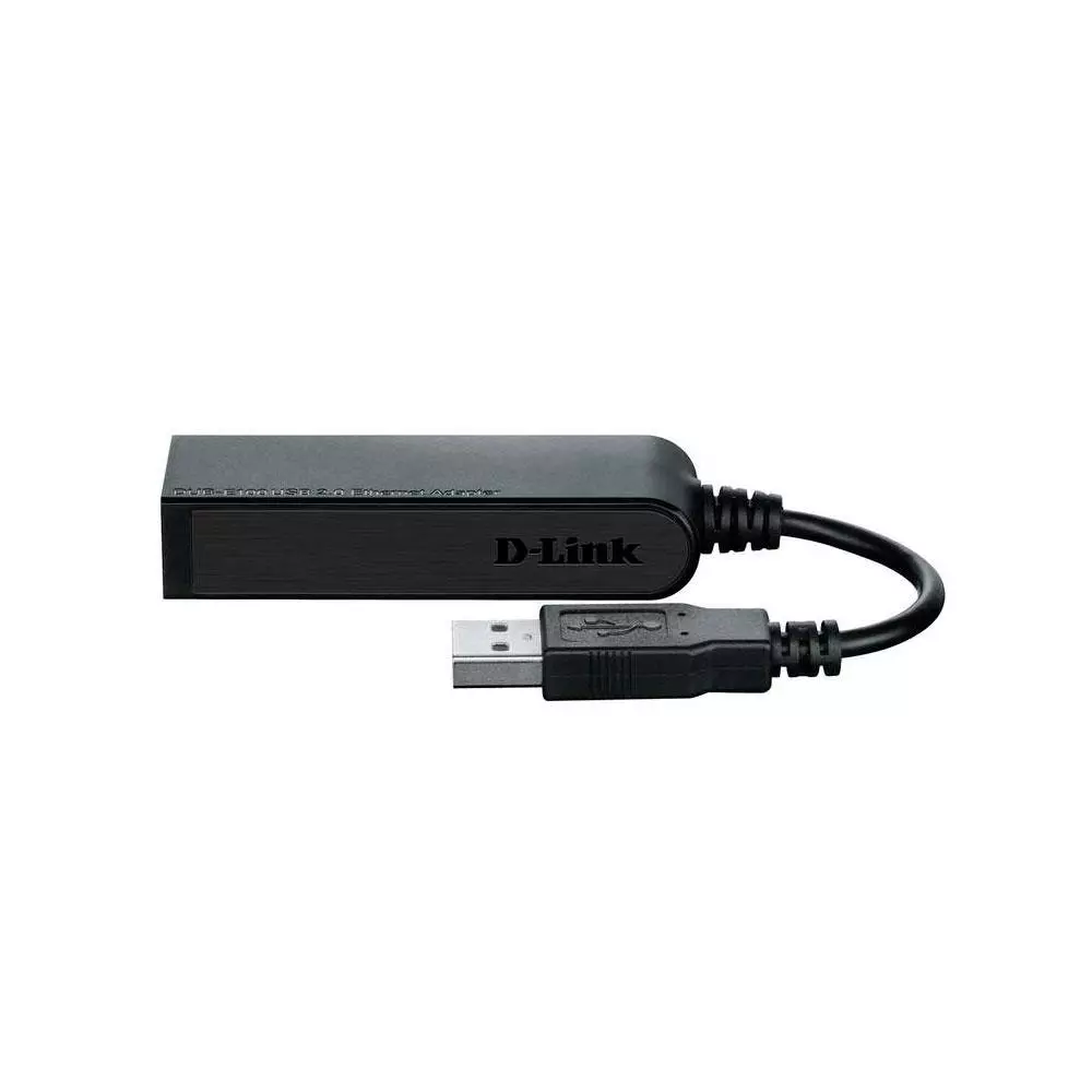 Adaptador conversor USB 2.0 a Ethernet RJ45 / D-Link / DUB-E100