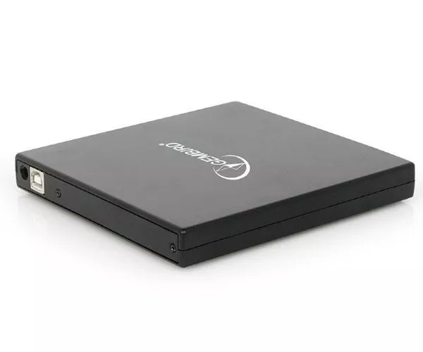 Grabadora Externa CD/DVD Gembird / USB 2.0 / Negra / DVD-USB-04