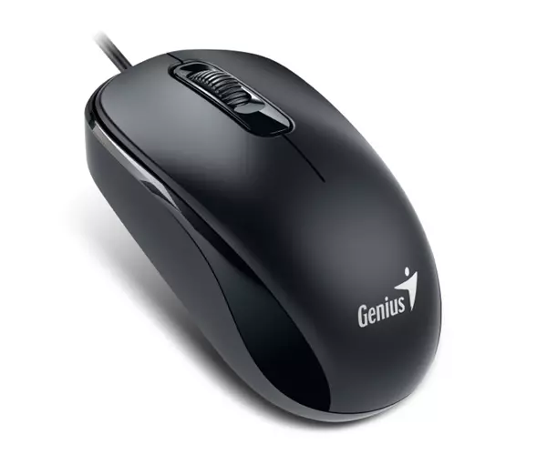 Raton genius dx-110 &oacute;ptico USB negro ambidiestro