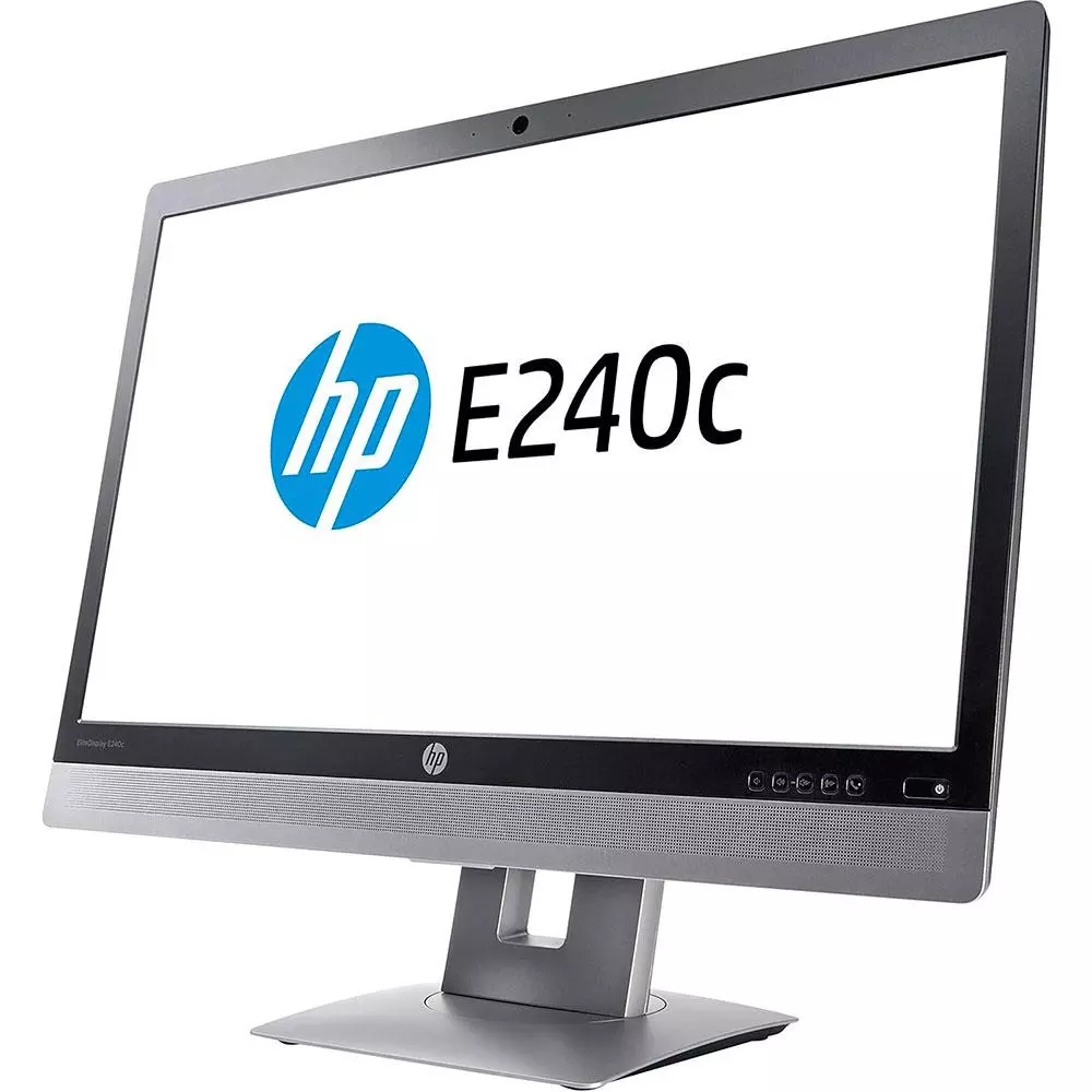 Monitor Reacondicionado LED HP E240c 23.8" FullHD / Negro-Plata / Grado A