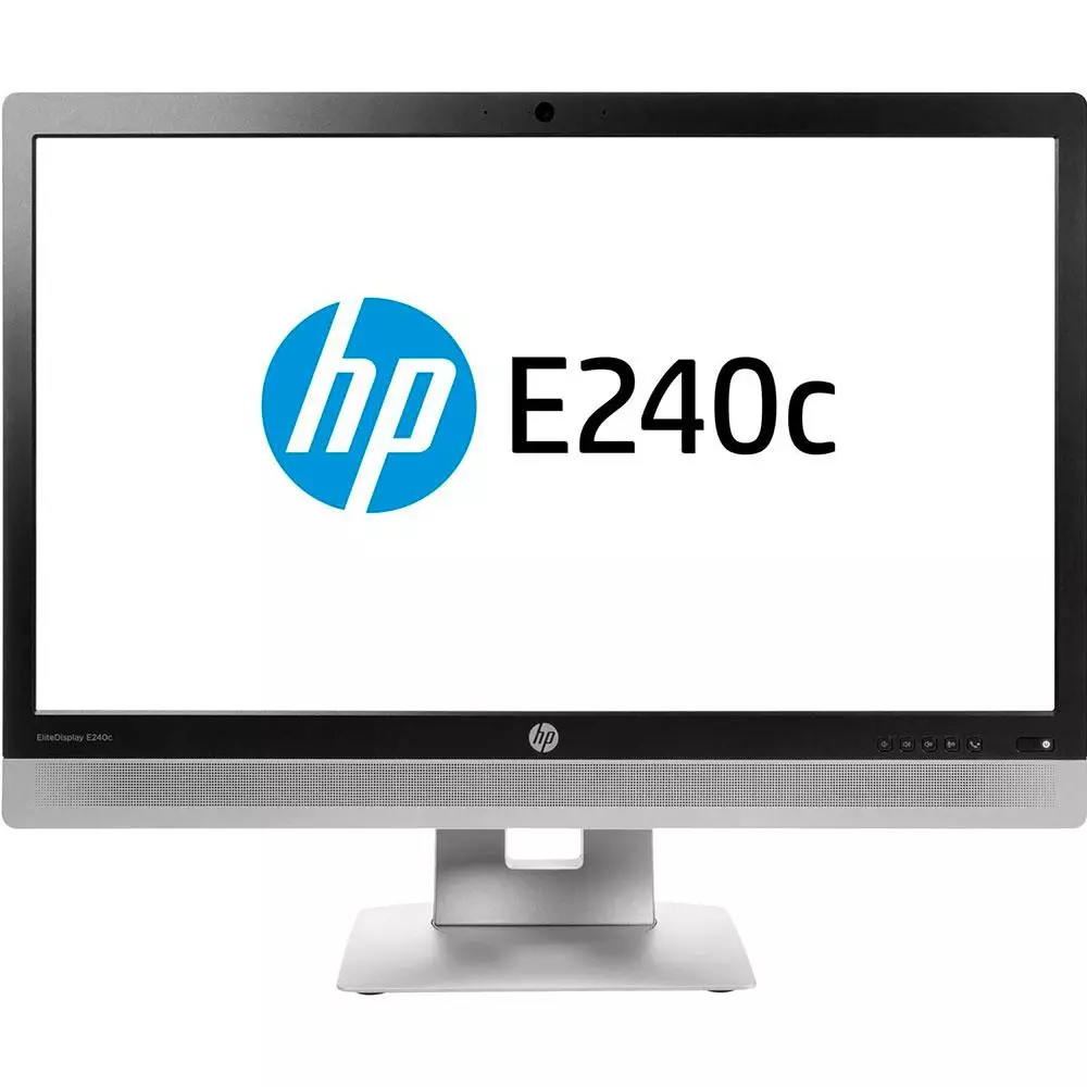 Monitor Reacondicionado LED HP E240c 23.8" FullHD / Negro-Plata / Grado A