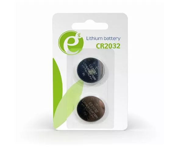 Pila boton Litio Energie para placa base CR2032   Pack 2 unid.  EG-BA-CR2032-01