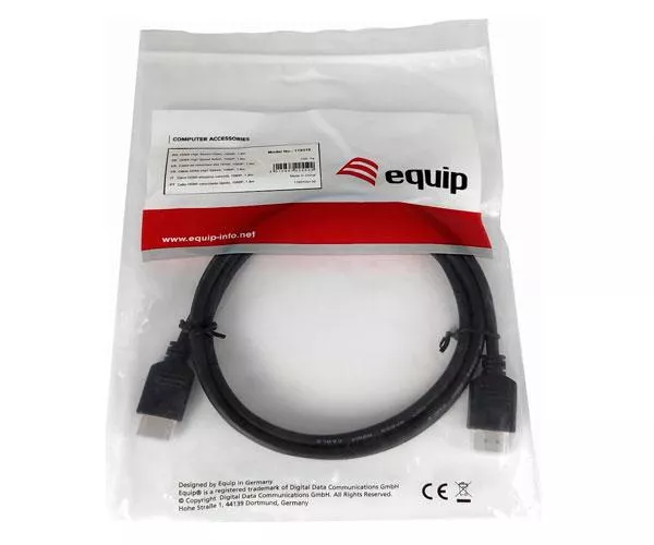Cable HDMI 1.3  M/M / 1.8 metros / 1080p / 10.2 Gbs / Equip / 119310