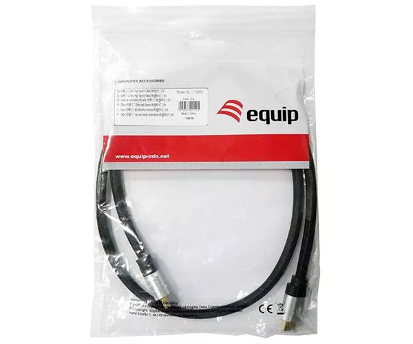 Cable HDMI 2.1  M/M / 1 metro / 8K / 48Gbps / Ethernet / Equip 119380