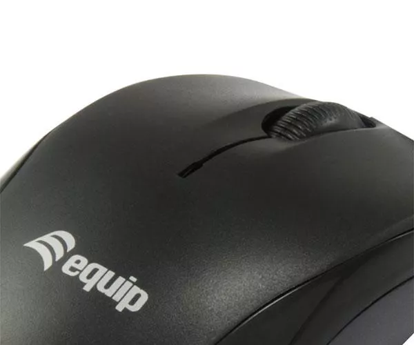 Raton Equip Life Retractil / Optico / 1000 Dpi / Ambidiestro / Usb / Negro / 245103