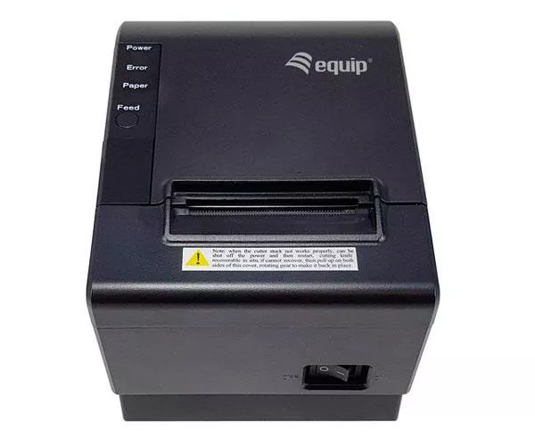 Impresora tickets termica Equip / Papel 58mm / USB / Rj45 / Negra EQ351001