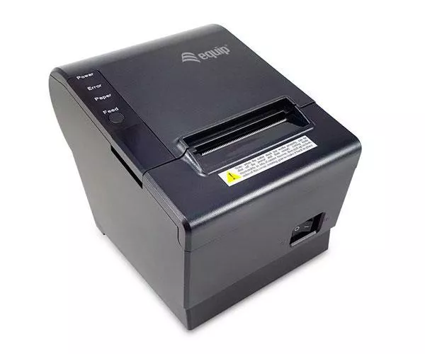 Impresora tickets termica Equip / Papel 58mm / USB / Rj45 / Negra EQ351001
