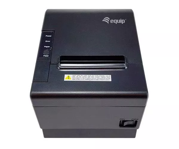 Impresora tickets termica Equip / Papel 80mm / Serie / USB / Rj45 / Negra / EQ351003