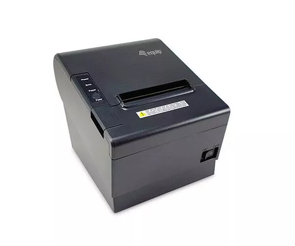 Impresora tickets termica inalambrica Equip / Papel 80mm / Bluetooth / WIFI / USB / Rj45 / Negra EQ351004
