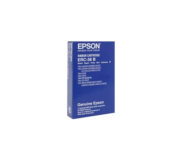 Cinta original Epson ERC38 Negro - Roja / S015376 / tmu-220/300 / Erc-38br