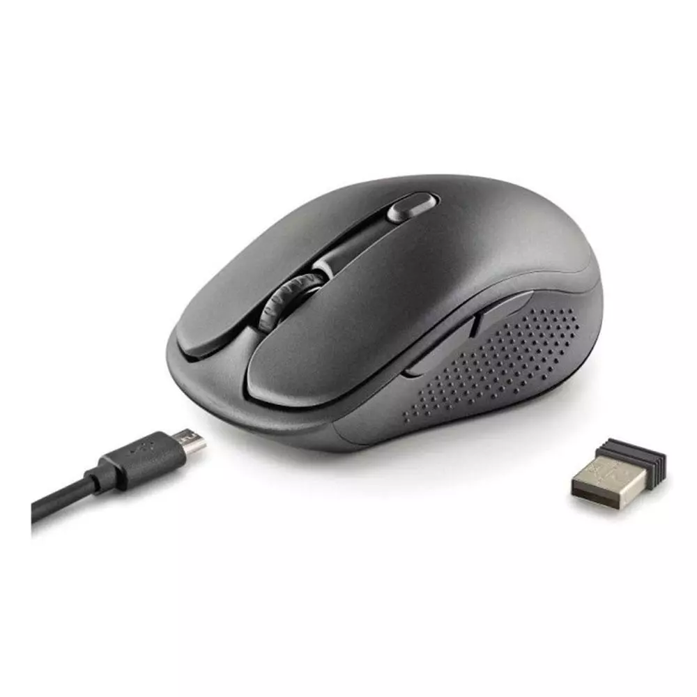 &divide; Mouse ngs optico evo spook inalambrico recargable multimodo usb-a