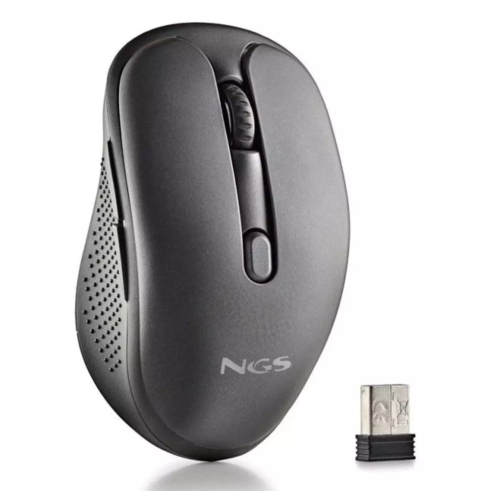 &divide; Mouse ngs optico evo spook inalambrico recargable multimodo usb-a