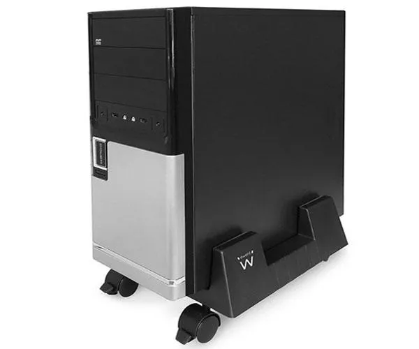 Soporte cpu con ruedas Ewent EW1290 Negro