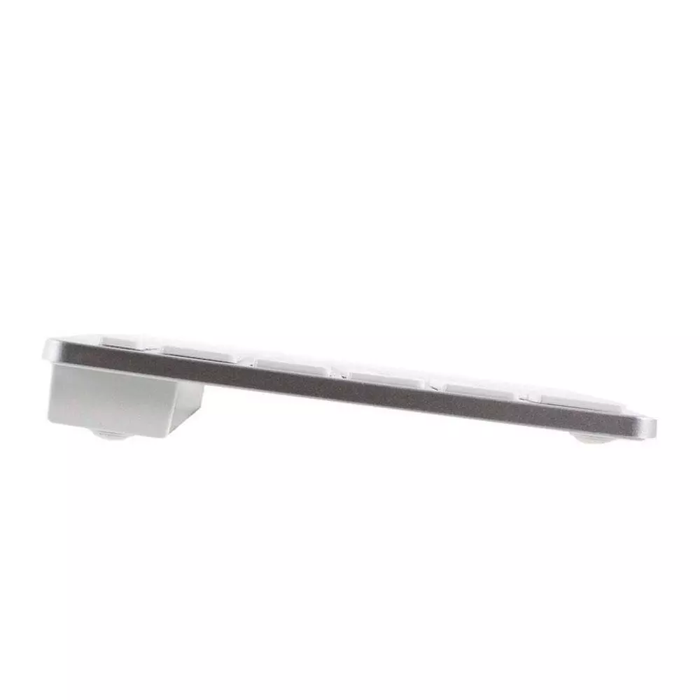 Teclado Slim Bluetooth Ewent EW3161 / Plata - Blanco / Windows / Android / Apple