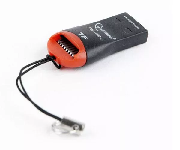 Lector de tarjetas Micro sd a USB Gembird / FD2-MSD-3