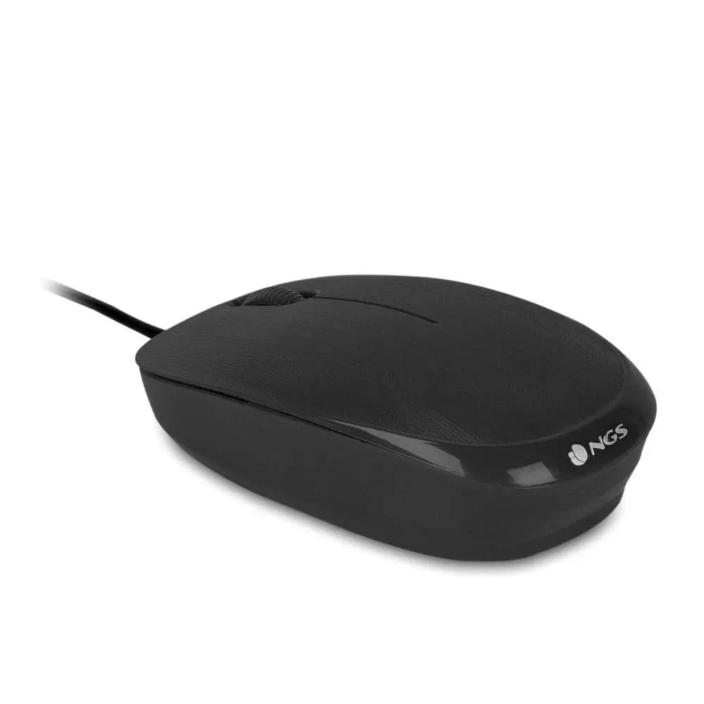 Raton USB Type-C Ngs Flame / 1000 Dpi / Negro
