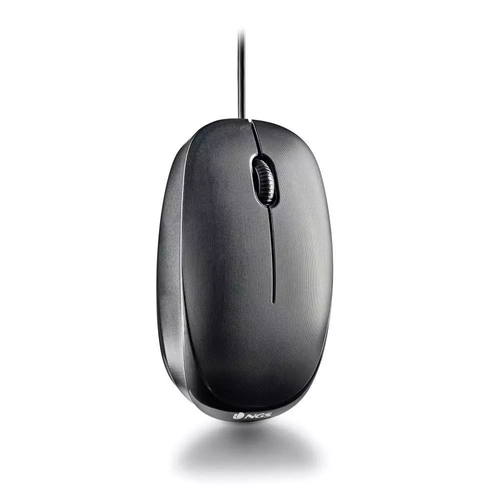 Raton USB Type-C Ngs Flame / 1000 Dpi / Negro