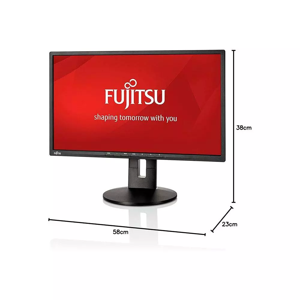 Monitor Reacondicionado LED FUJITSU B22-8 TS PRO 21.5" / VGA-DVI-DP / Negro