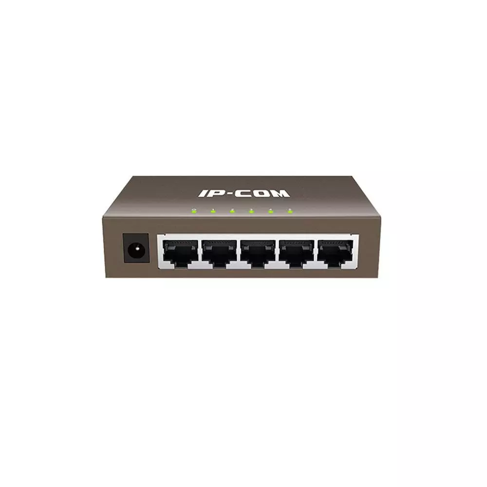 Switch 5p 10/100/1000 Gigabit No gestionable IP-COM / Carcasa met&aacute;lica / G1005
