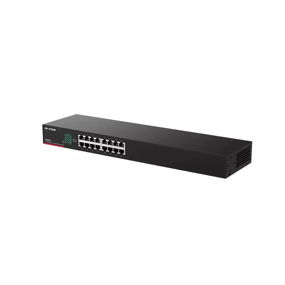 Switch 16p 10/100/1000 Gigabit No gestionable IP-COM / Carcasa met&aacute;lica / G1016G