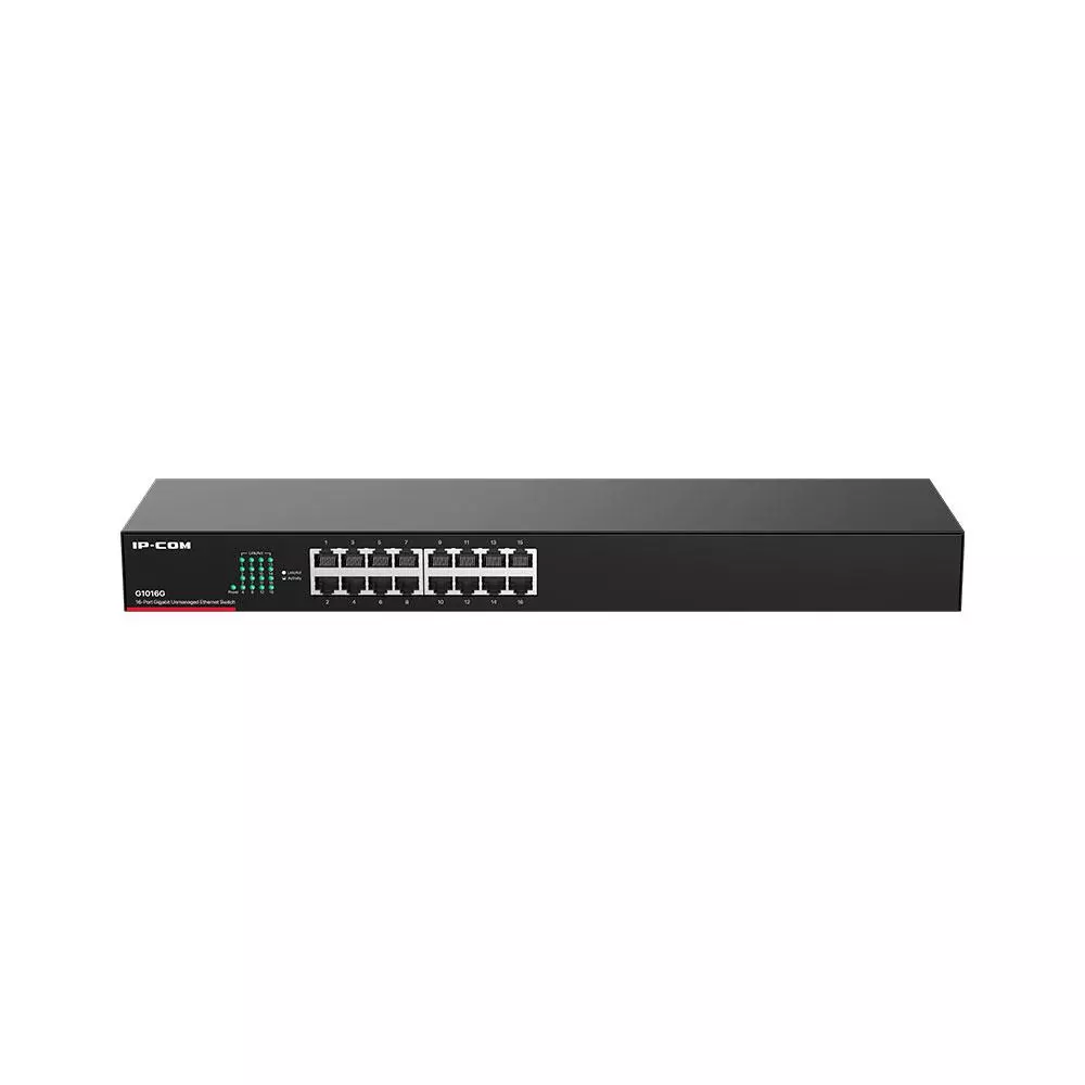 Switch 16p 10/100/1000 Gigabit No gestionable IP-COM / Carcasa met&aacute;lica / G1016G
